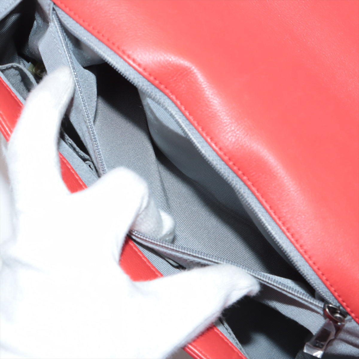 Chanel Boy Large Matelasse Lambskin Chain Shoulder Bag Red * PREORDER *