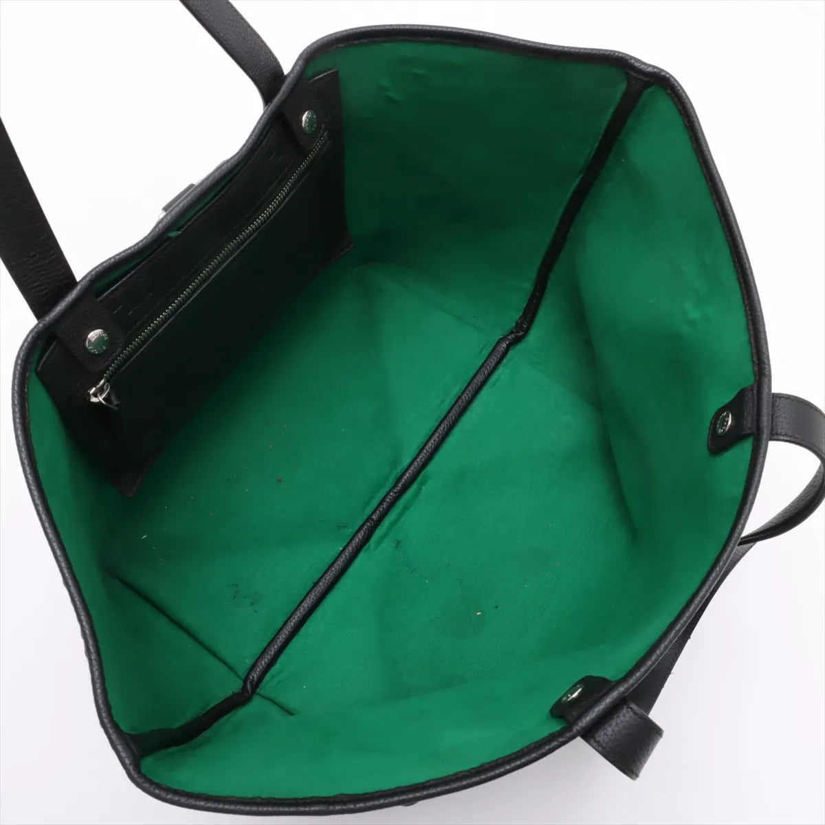 Gucci Jumbo GG Logo Leather Tote Bag Black