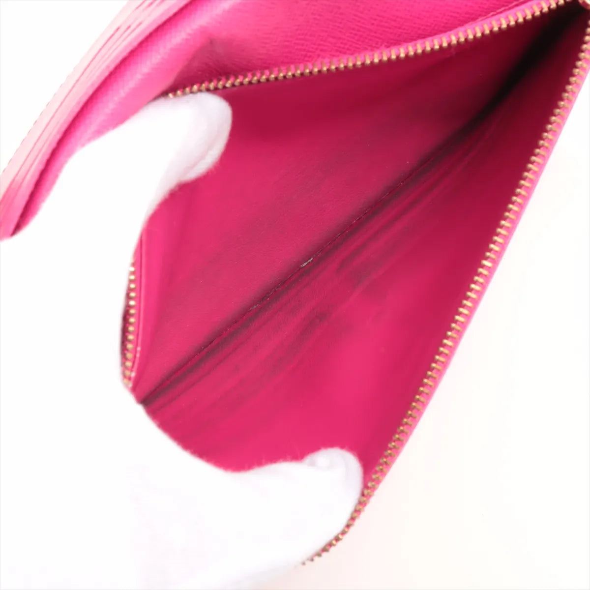 Louis Vuitton Monogram Insolite Long Wallet Multicolor x Fuschia