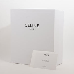 Celine Triomphe Decorative Pillow Ivory x Black