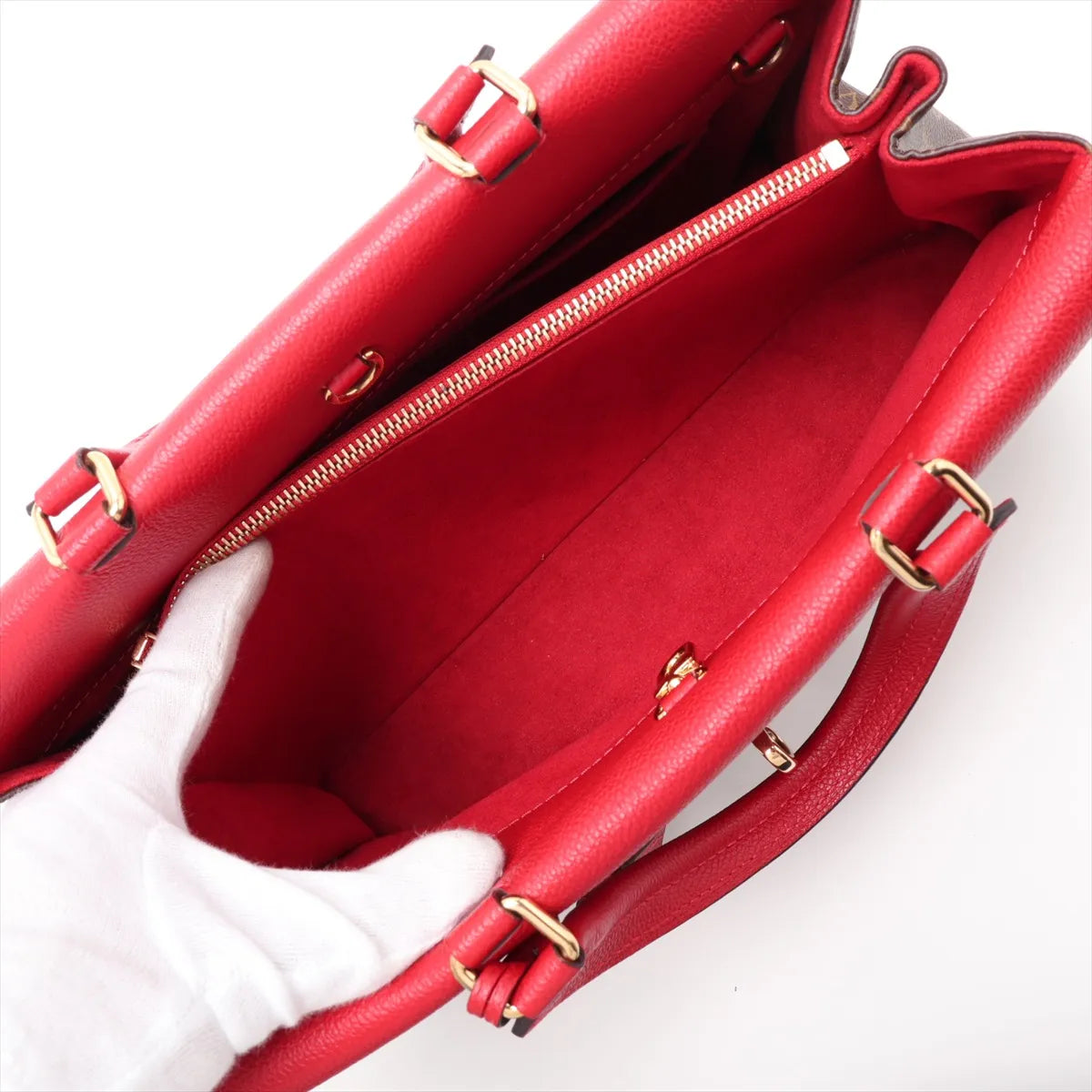 Louis Vuitton Monogram Venus Brown x Red