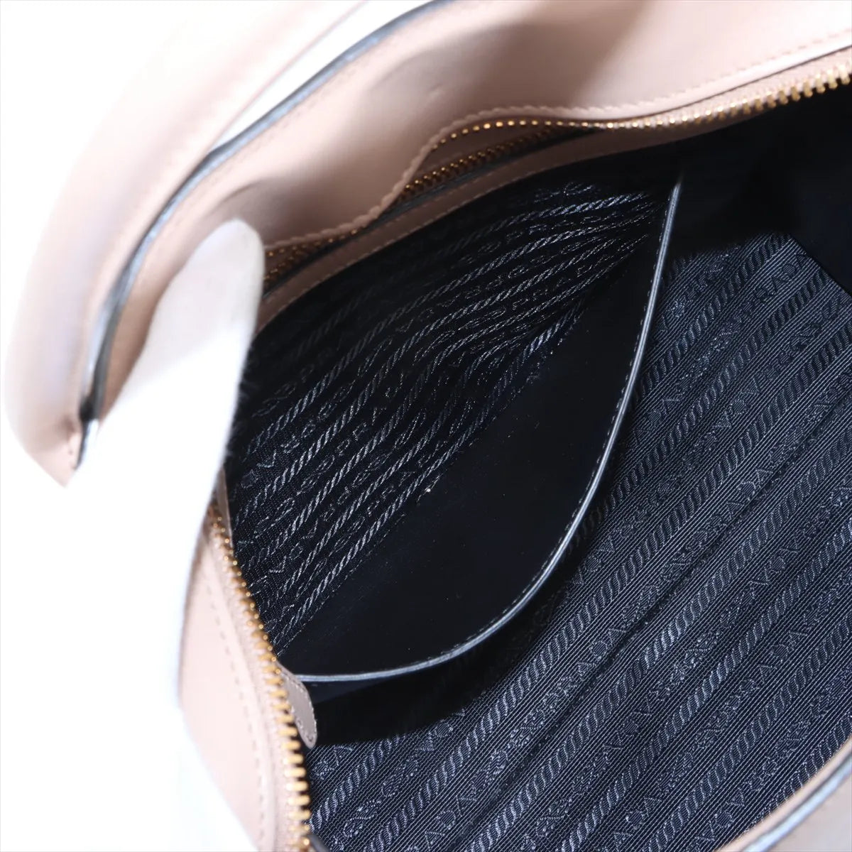 Prada Saffiano Leather Handbag Beige