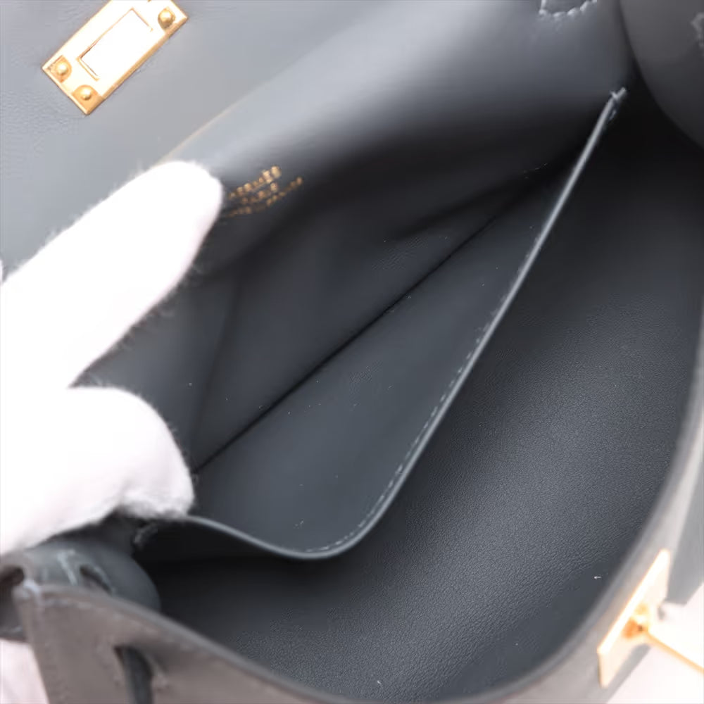 Hermes Mini Pochette Kelly Veau Swift Grimisty