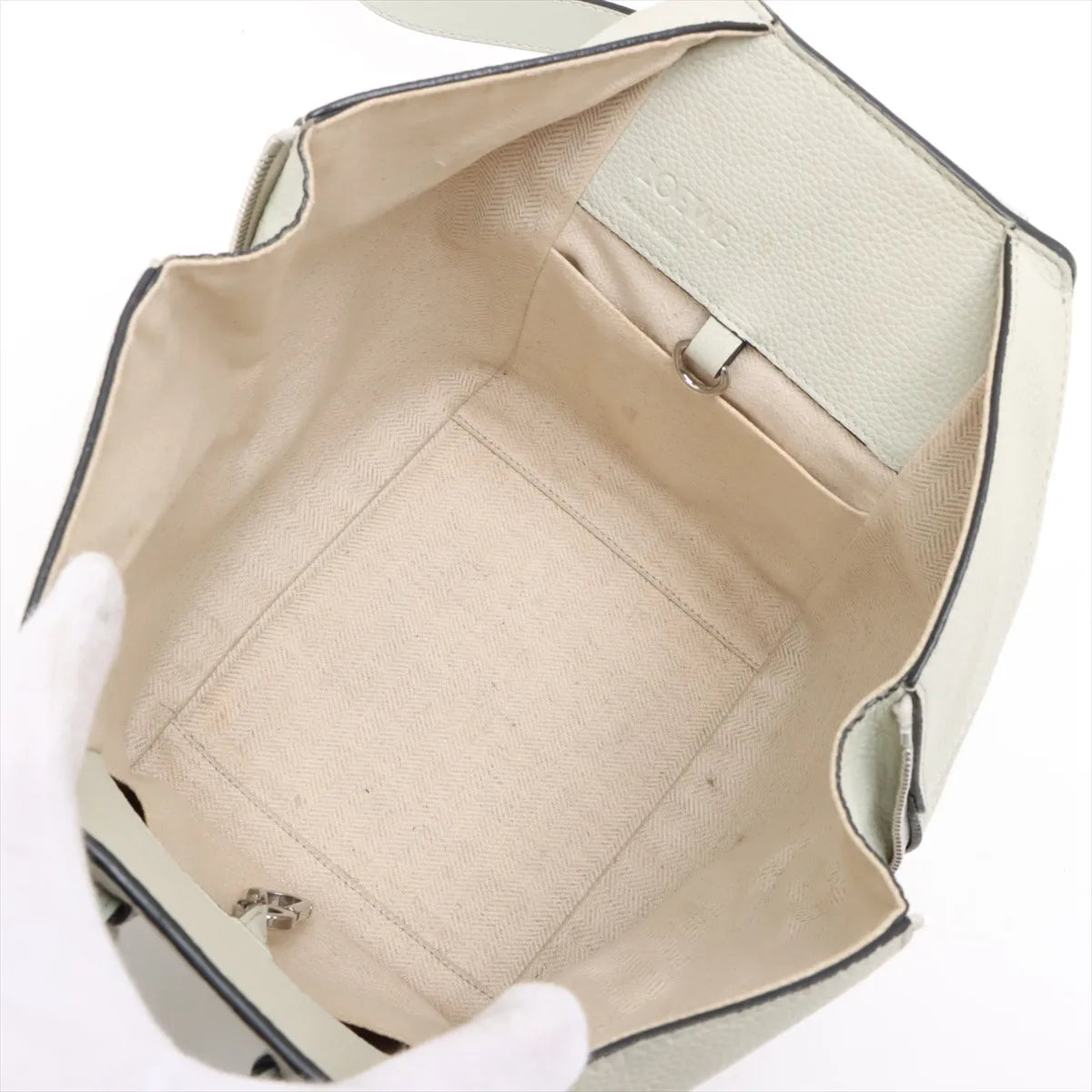 Loewe Hammock Small Leather Two-Way Handbag Green
