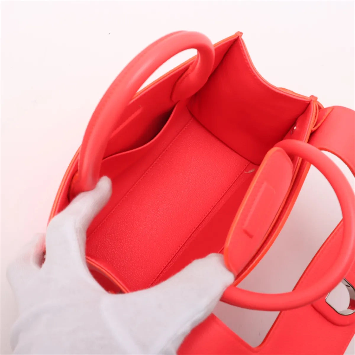 Christian Dior Diorever Leather Two-Way Handbag Pink