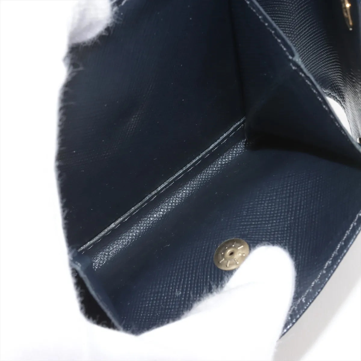 Louis Vuitton Monogram Mini Lin Compact Wallet Gray