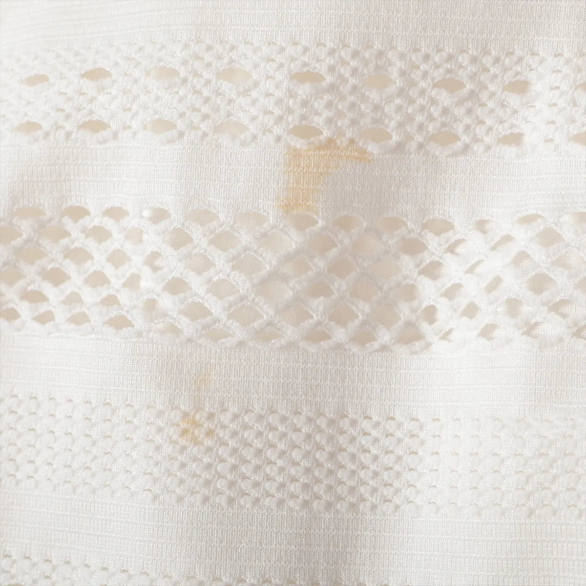 Christian Dior Cotton Eyelet Ruffle Kids Dress White