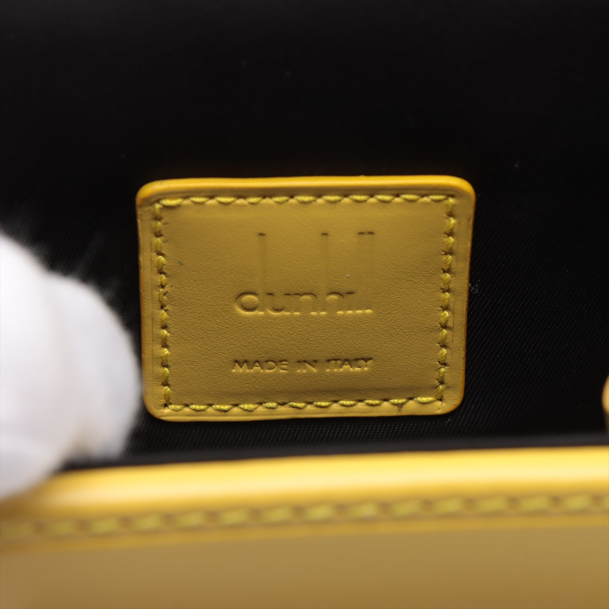 Dunhill GT Lock Leather Shoulder Bag Yellow * PREORDER *