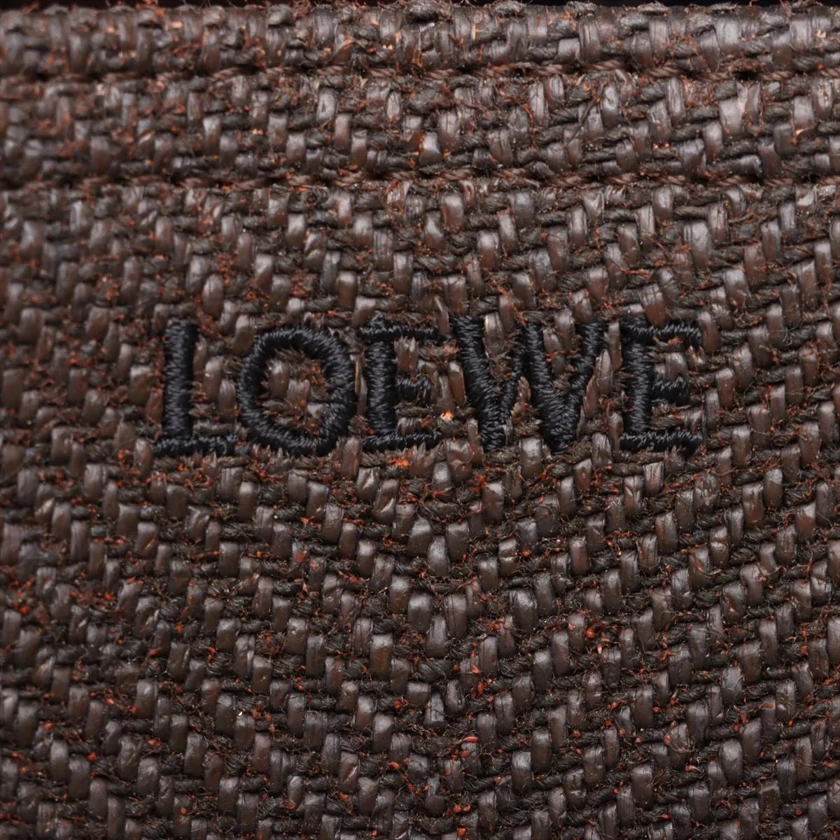Loewe Puzzle Fold Large Linen Tote Bag Brown