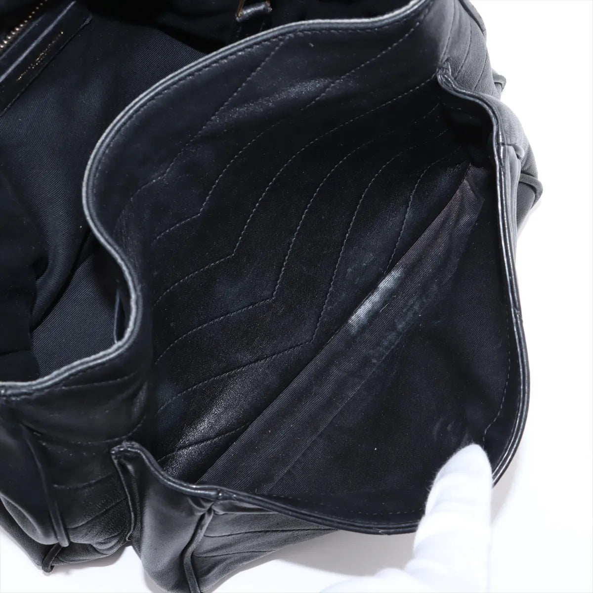Saint Laurent Paris Niki Leather Chain Shoulder Bag Black