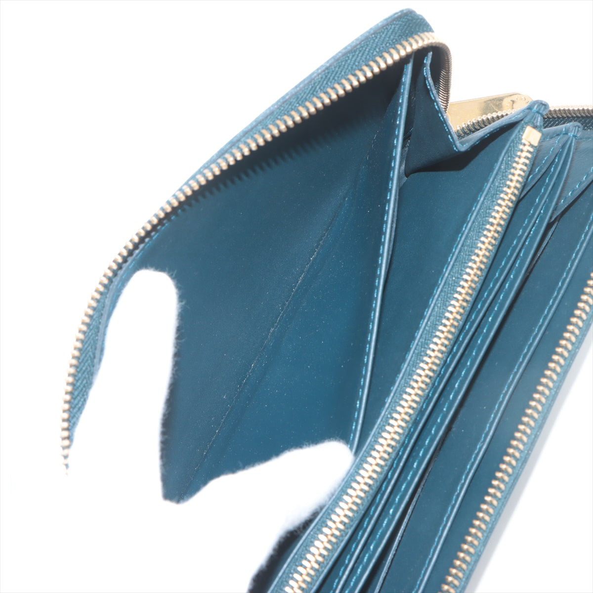 Quality Louis Vuitton Monogram Vernis Zippy Wallet Bleu Nuit