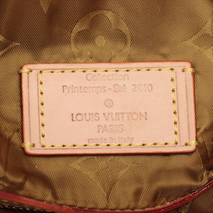 Louis Vuitton Limited Edition Moka Patent Leather Raindrop Besace Bag