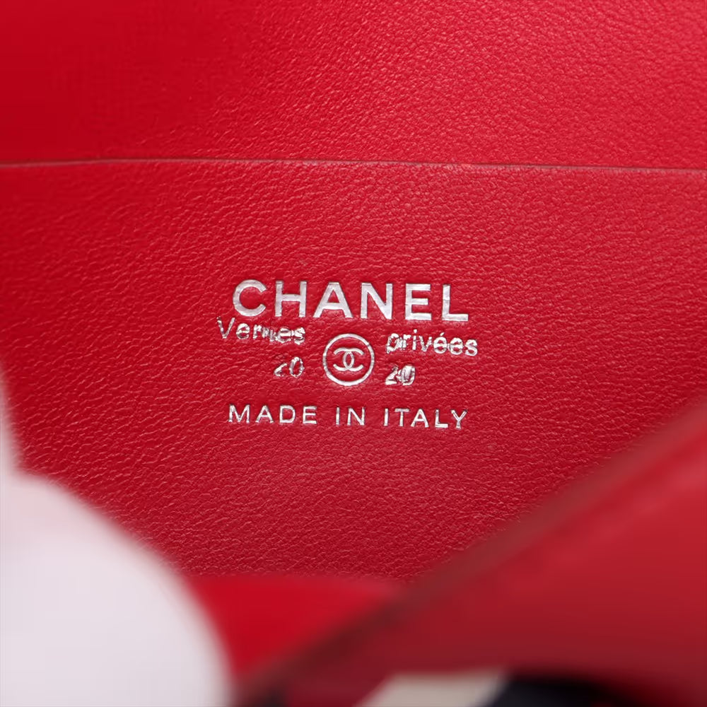 Chanel Airline Lambskin Clutch Bag Red