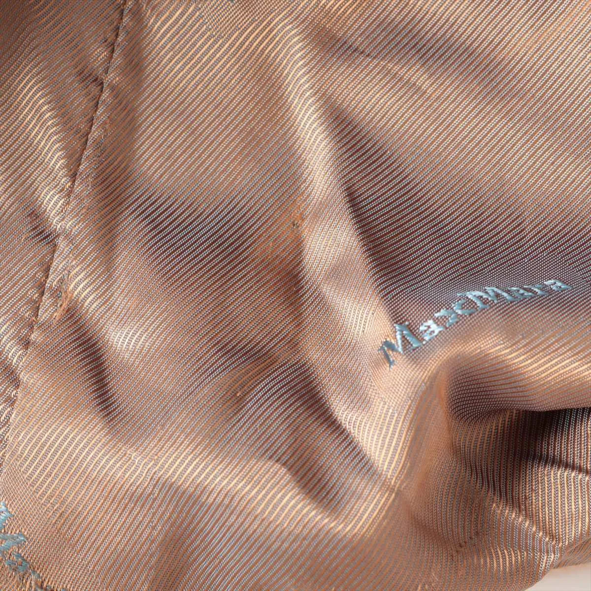 Max Mara Wool Long Belted Coat Beige