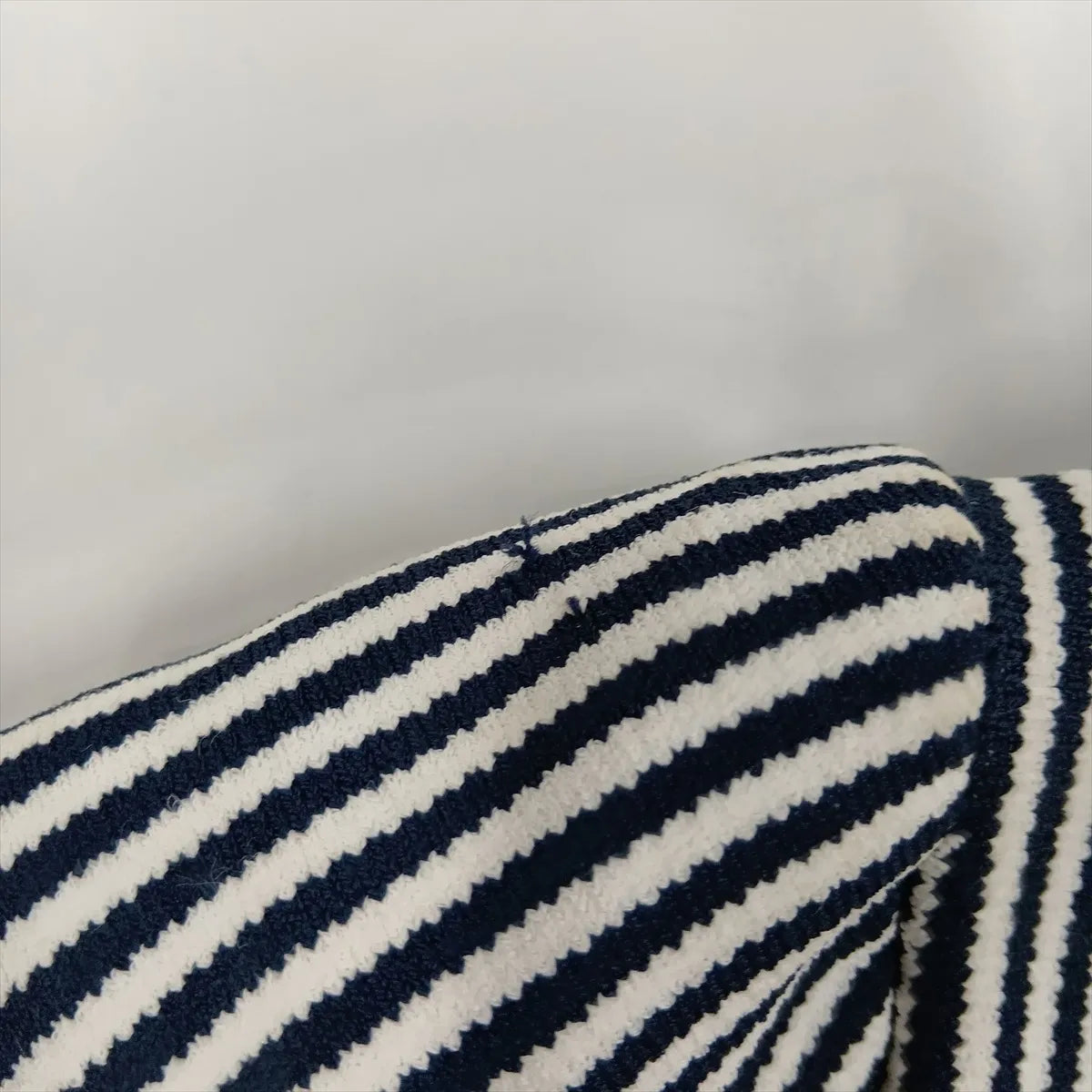 Loewe Polyester × Rayon Knit Dress White x Navy