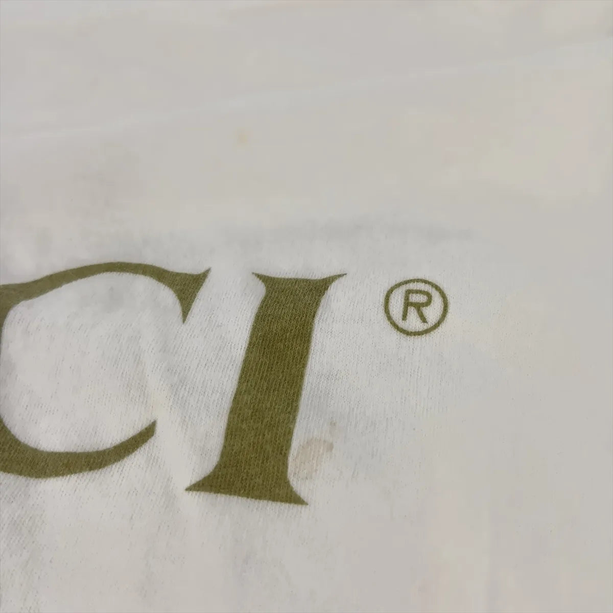 Gucci Logo Web Cotton T-shirt White