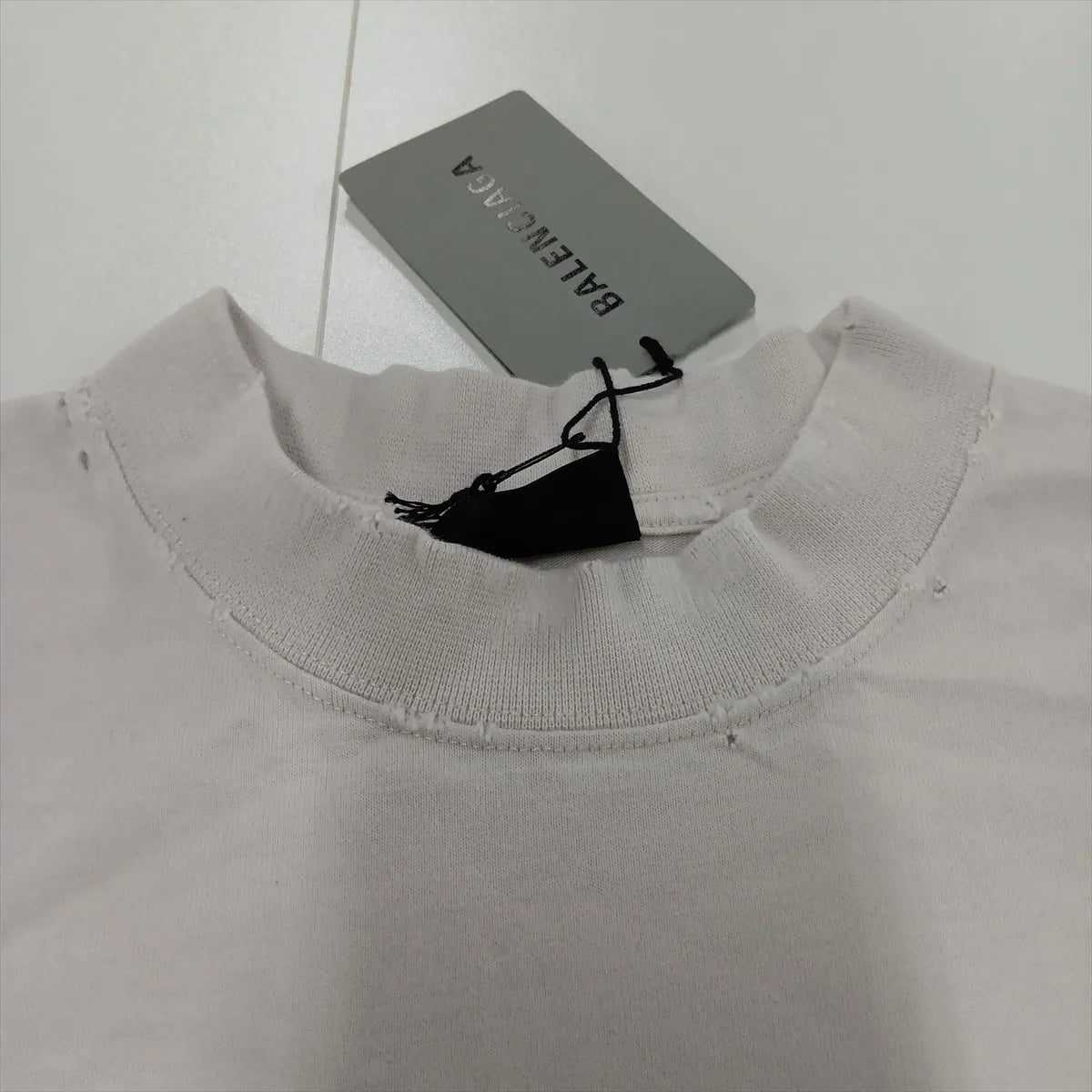 Balenciaga Disc Cotton T-shirt Beige