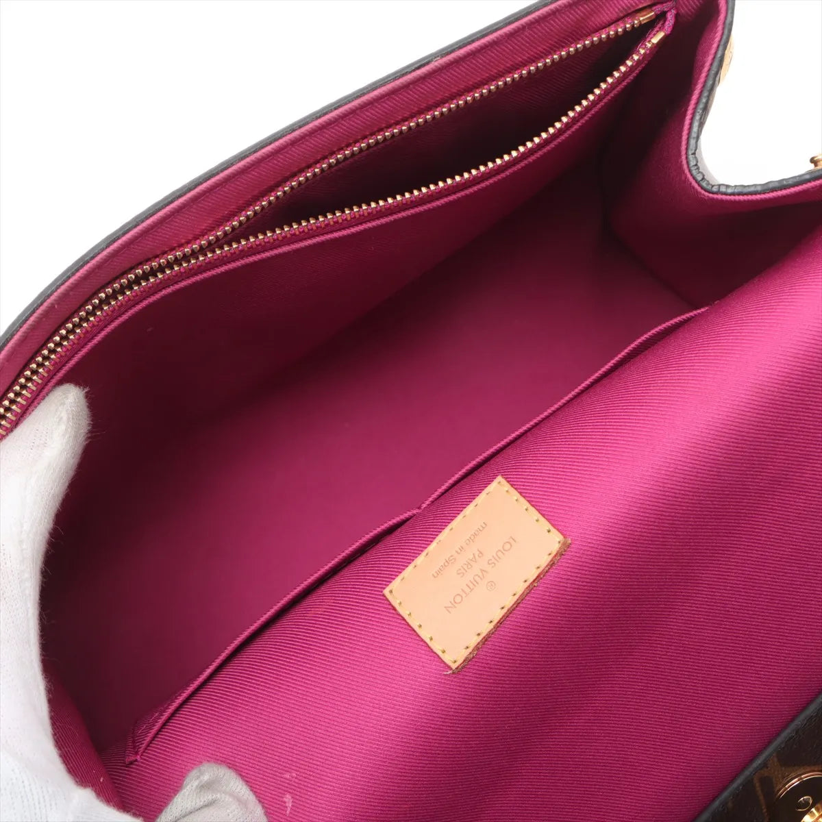 Louis Vuitton Monogram Cluny BB Bordeaux x Fuchsia