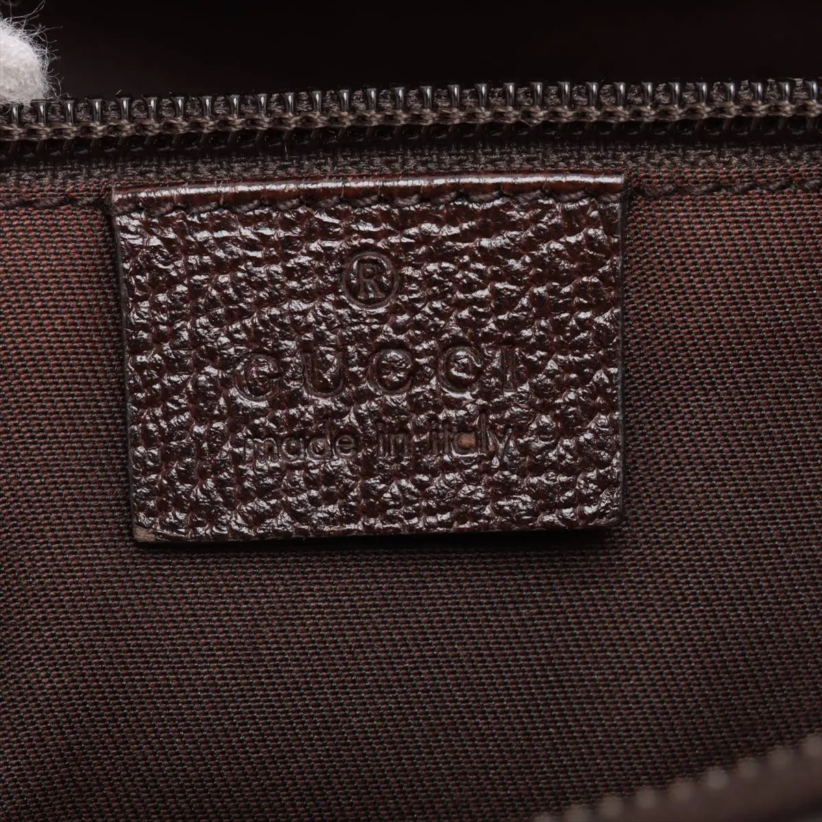 Gucci GG Canvas Leather Shoulder Bag Beige