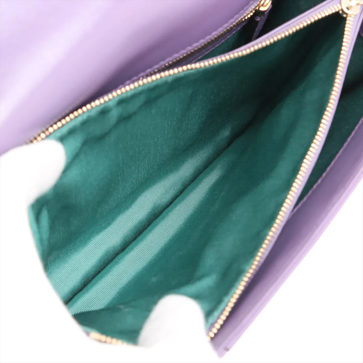 Bvlgari Serpenti Forever Leather Chain Shoulder Bag Purple