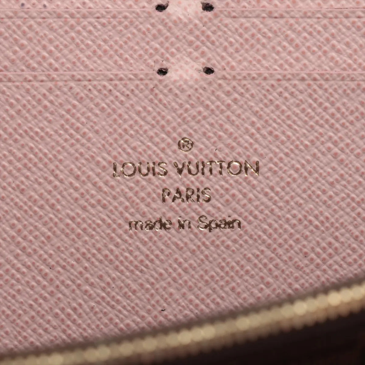 Louis Vuitton Monogram Clemence Zippy Wallet Rose Ballerine