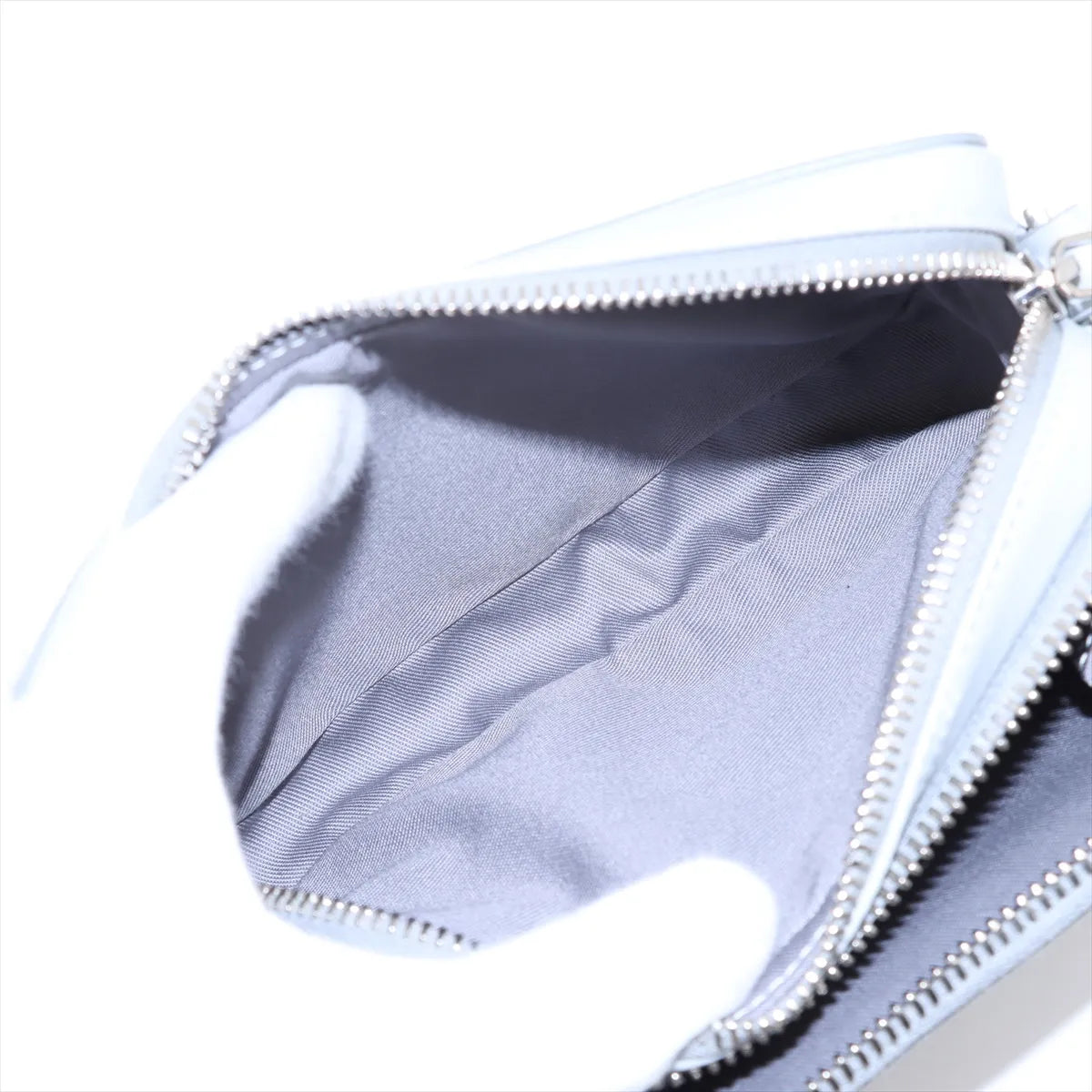 Christian Dior CD Diamond Leather Shoulder Bag Gray