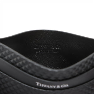 Tiffany & Co. Leather Card Case Black