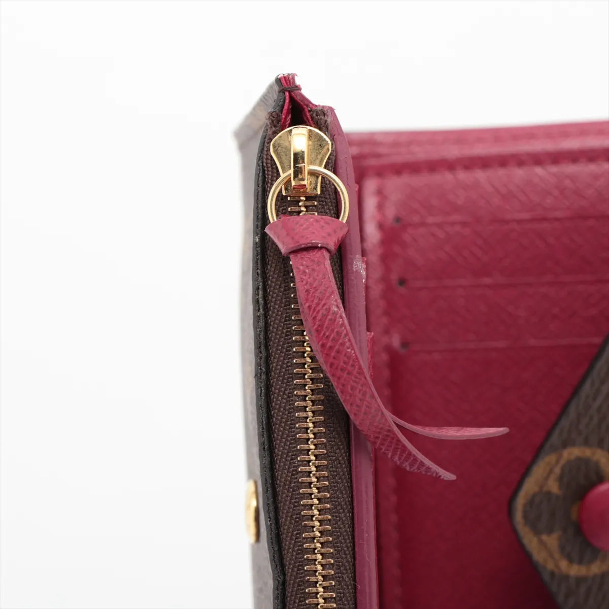 Louis Vuitton Monogram Victorine Compact Wallet Fuchsia