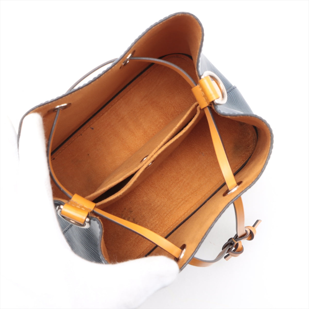Louis Vuitton Epi Neonoe BB Bucket Bag Indigo x Saffron * PREORDER *