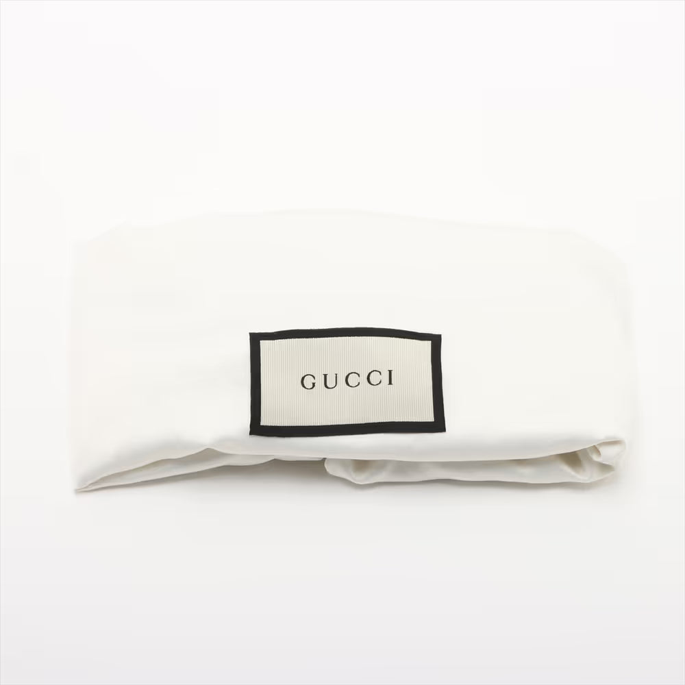 Gucci Sylvie Leather Chain Shoulder Bag White