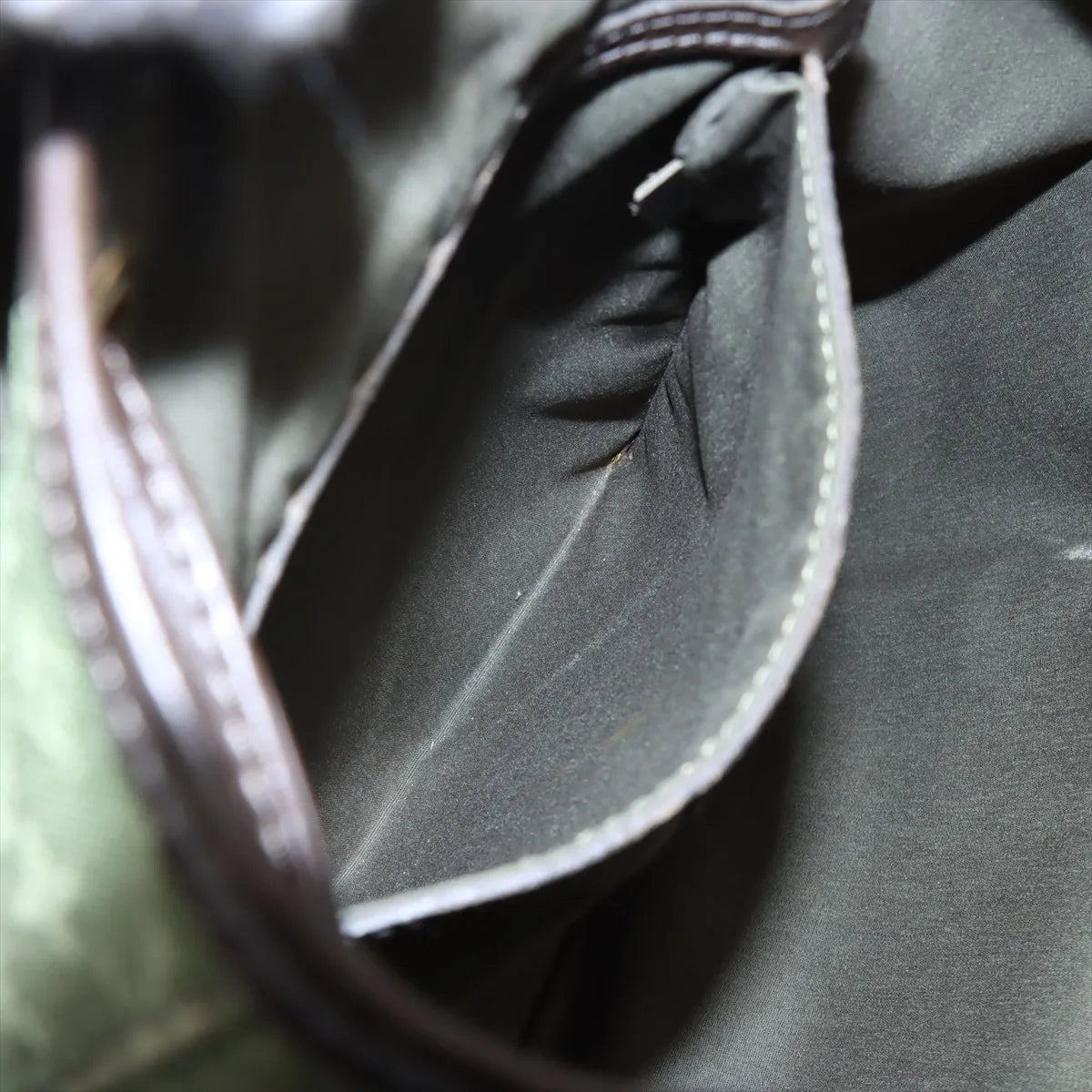 Louis Vuitton Monogram Mini Lin Montsouris GM Army Green