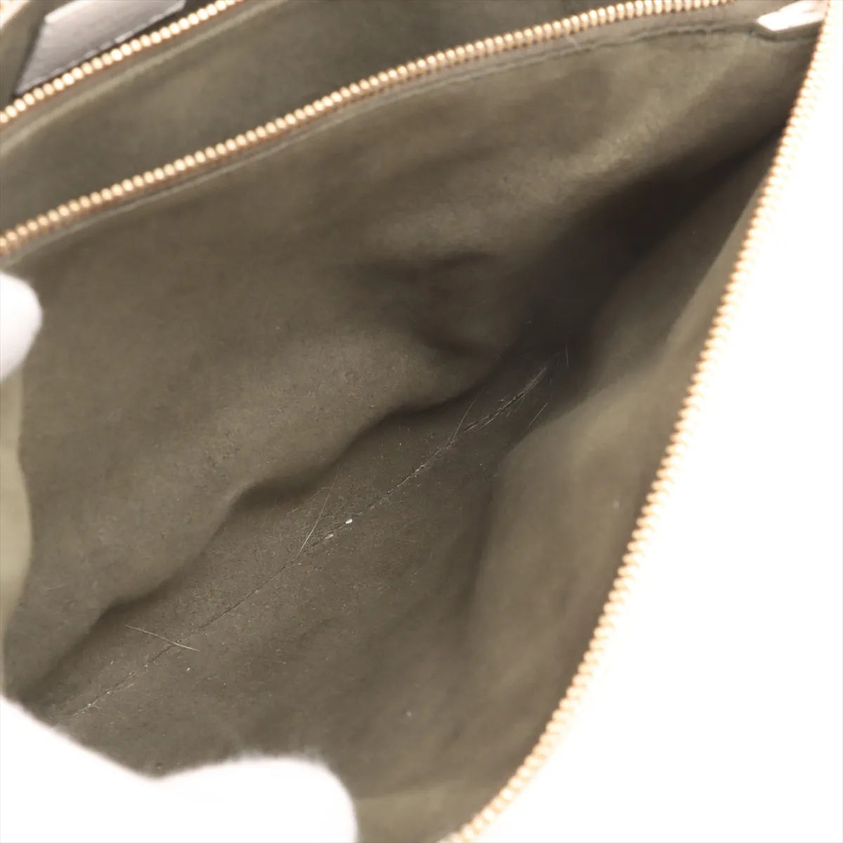 Louis Vuitton Monogram Embossed Coussin PM White