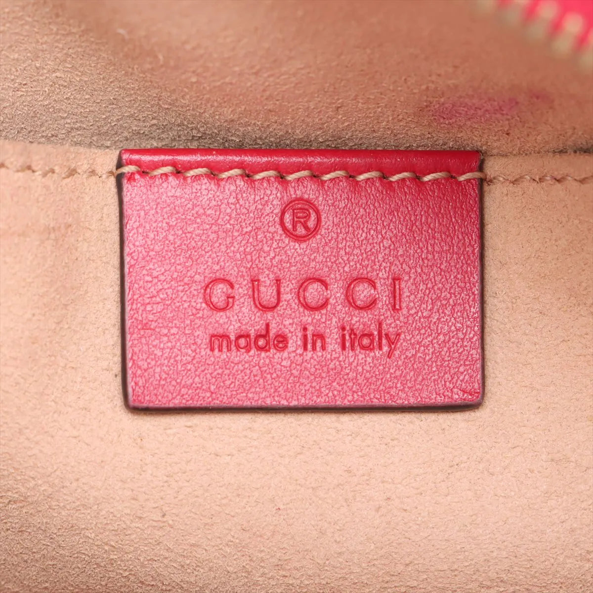 Gucci GG Marmont Leather Chain Camera Bag Red