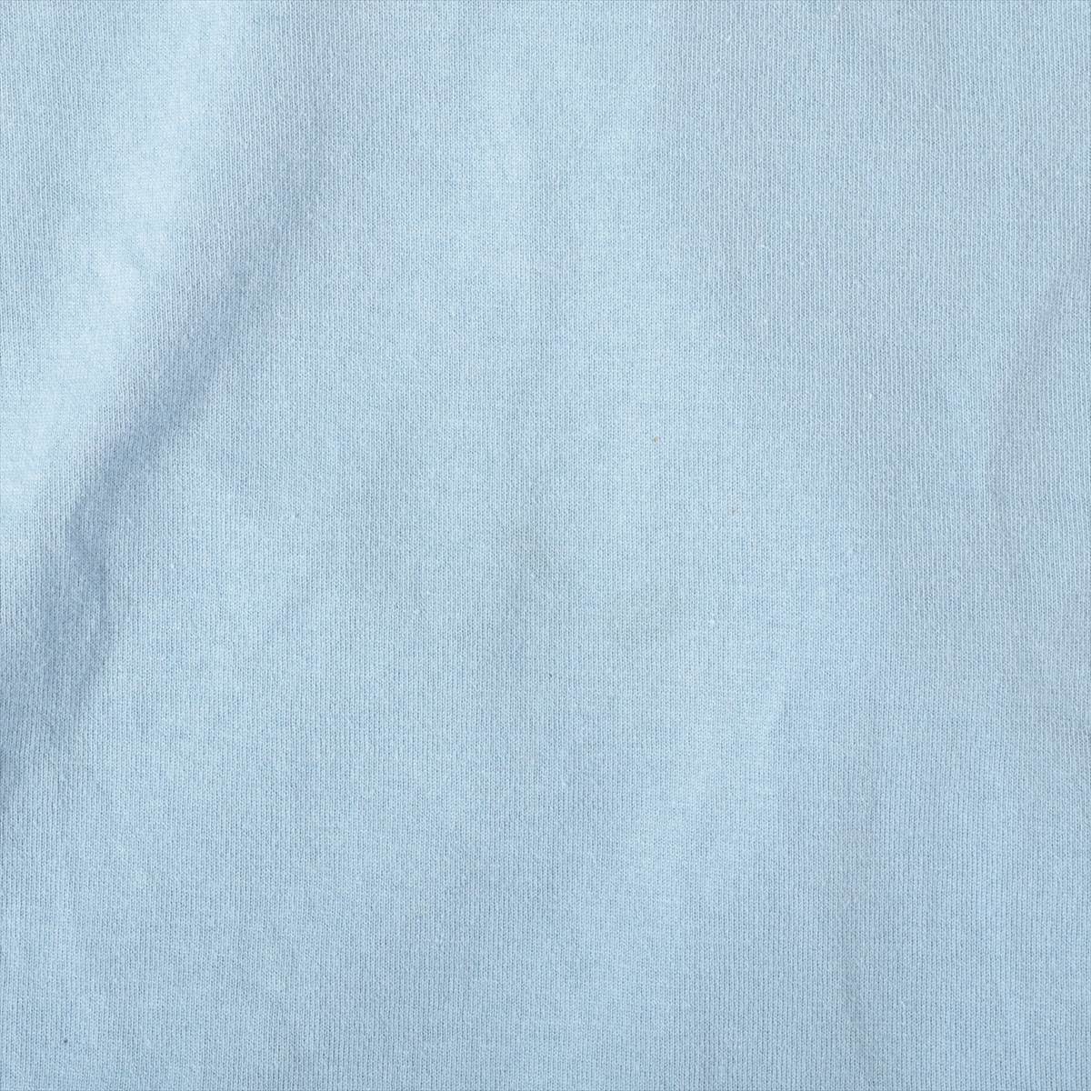 Celine Logo Cotton T-shirt Light Blue