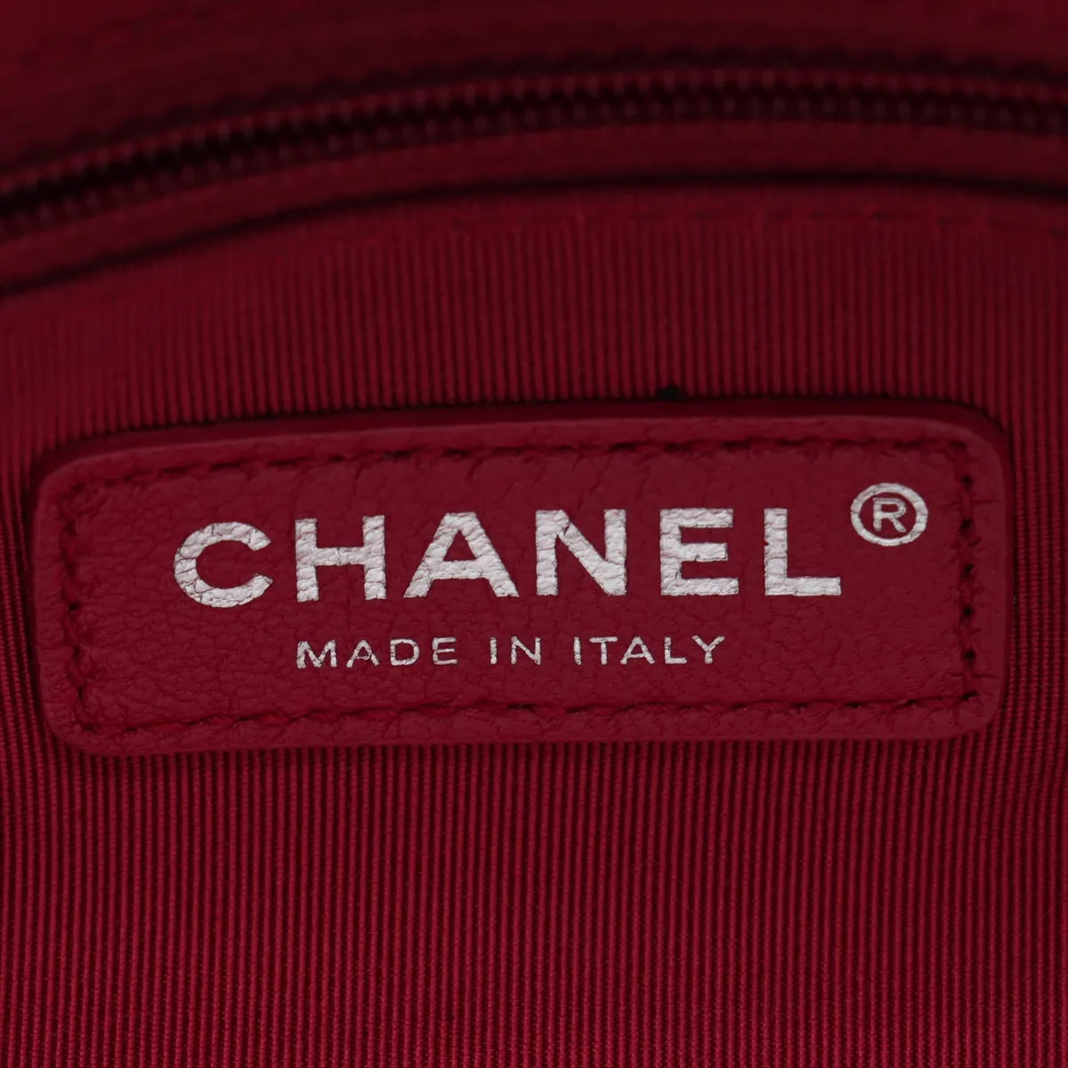 Chanel Vintage Gabrielle Doo Calf Chain Shoulder Bag Navy Blue x Black