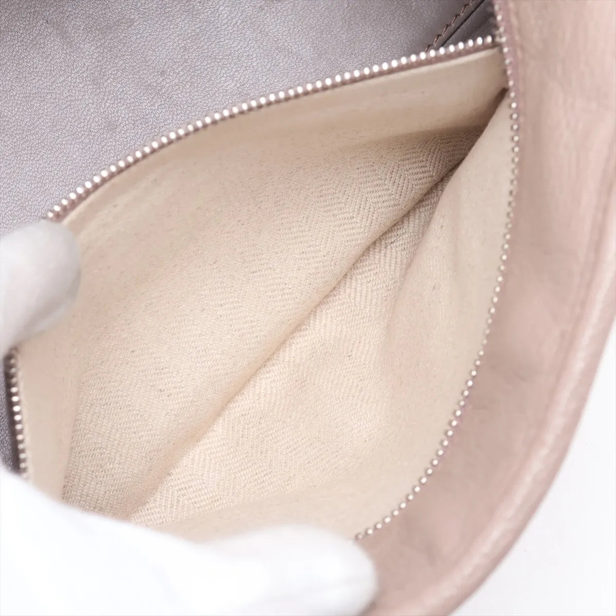 Loewe Amazona 28 Leather Handbag Beige