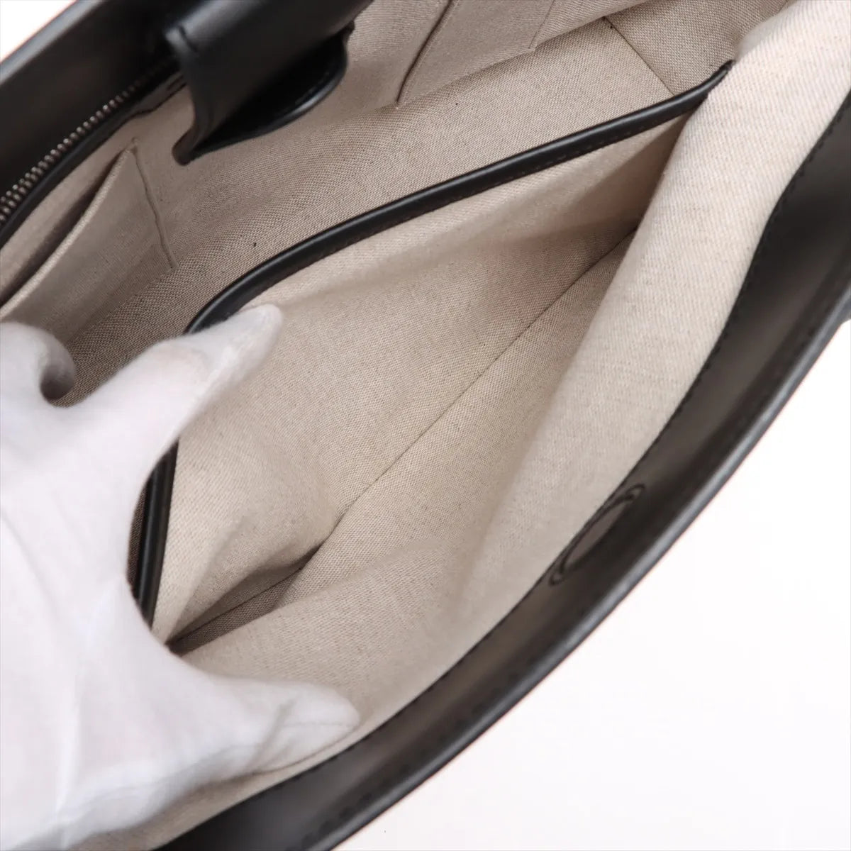 Berluti Calligraphy Toujour Leather Tote Bag Gray