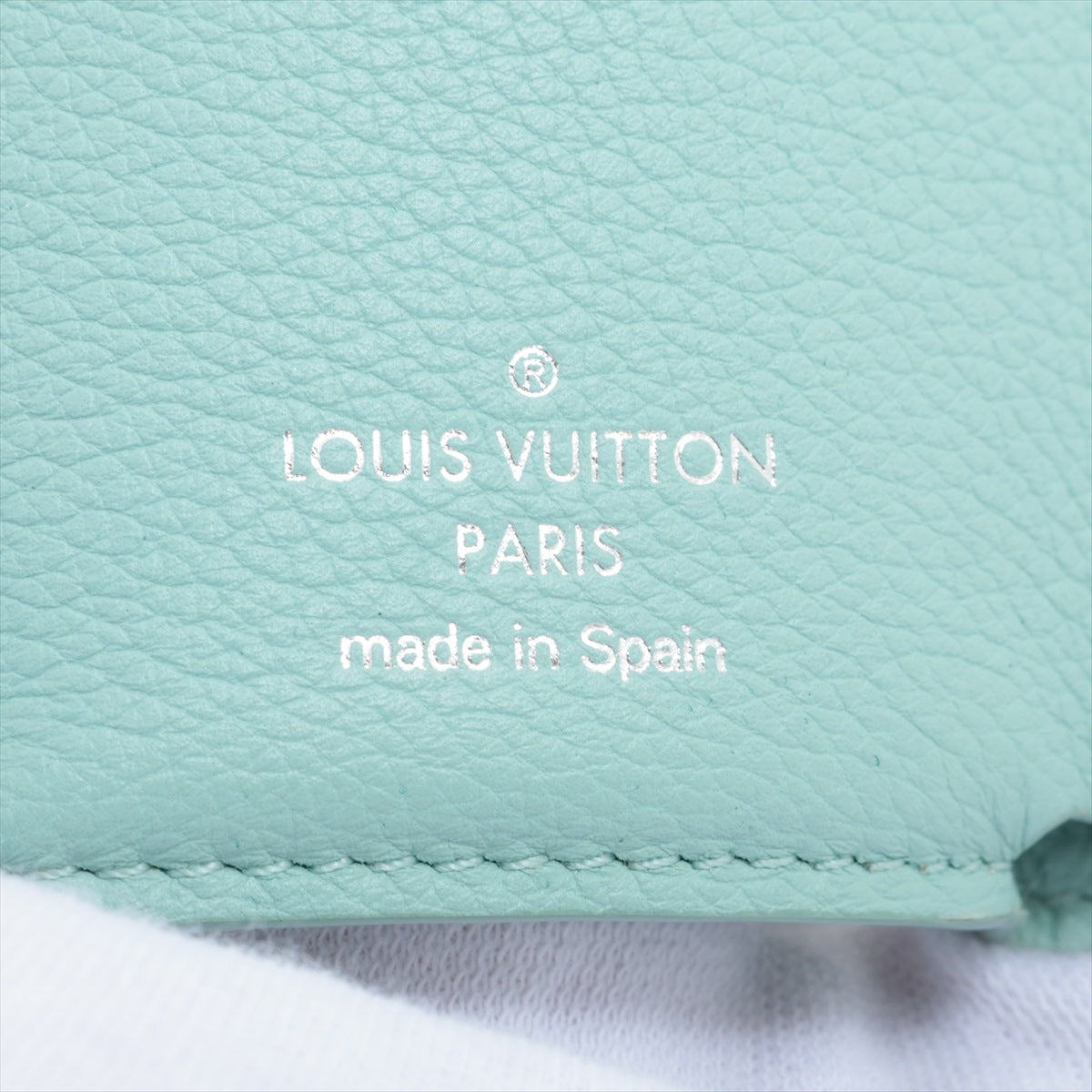 Louis Vuitton Taurillon Lock Mini Lockme Wallet Tiffany Blue