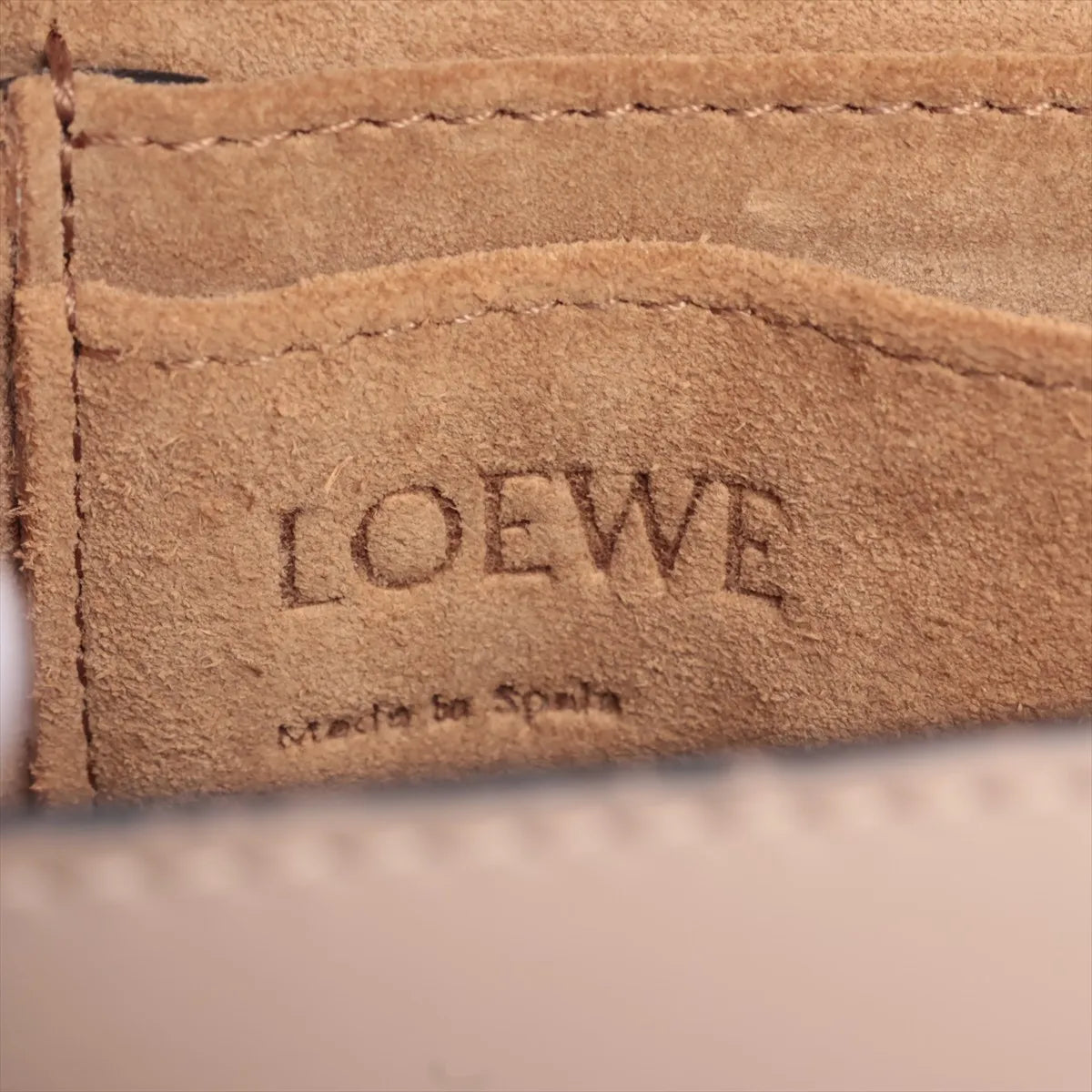 Loewe Gate Dual Mini Leather Shoulder Bag Brown x Beige