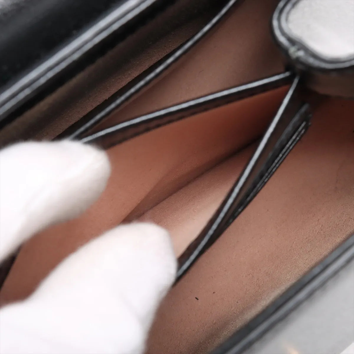 Gucci Horsebit 1955 Leather Handbag Black