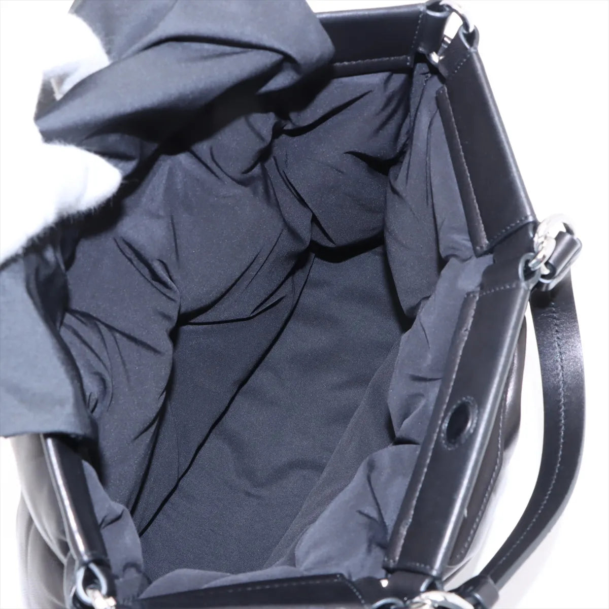 Maison Margiela Glam Slam Leather Two-Way Shoulder Bag Black