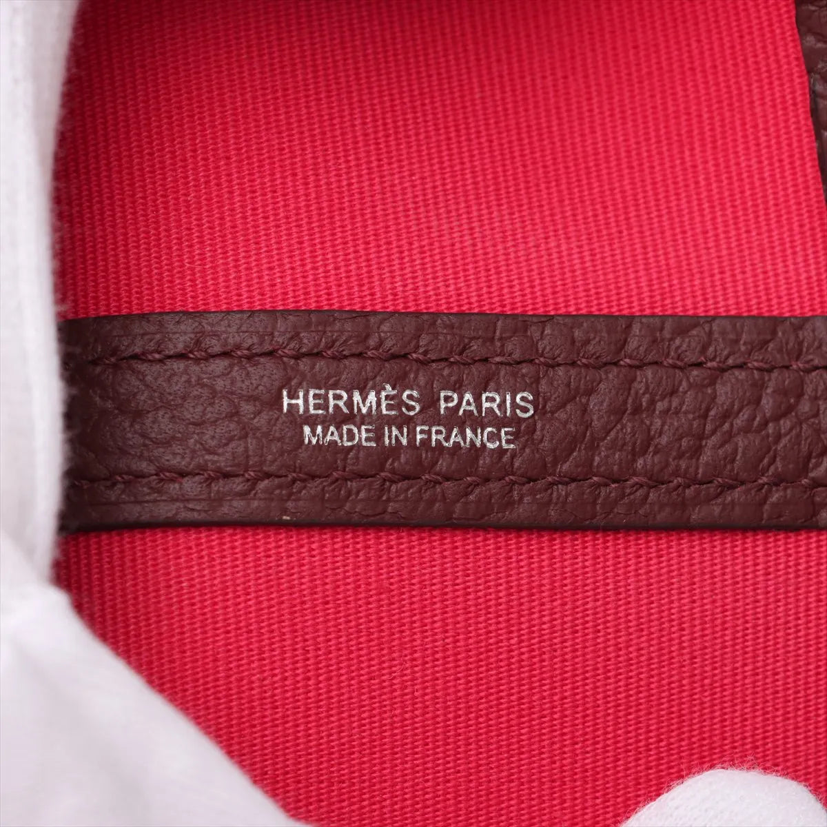 Hermès garden party 36 PM Rose Extreme x Bordeaux