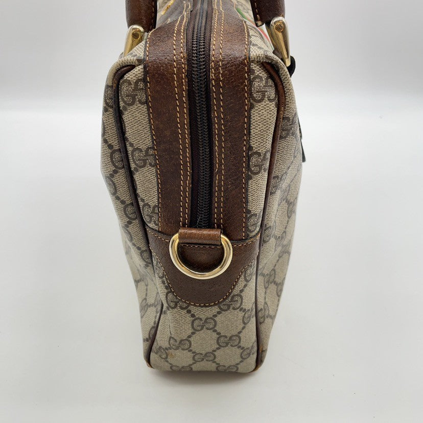 Gucci GG Supreme Leather Brown Two-Way Bag