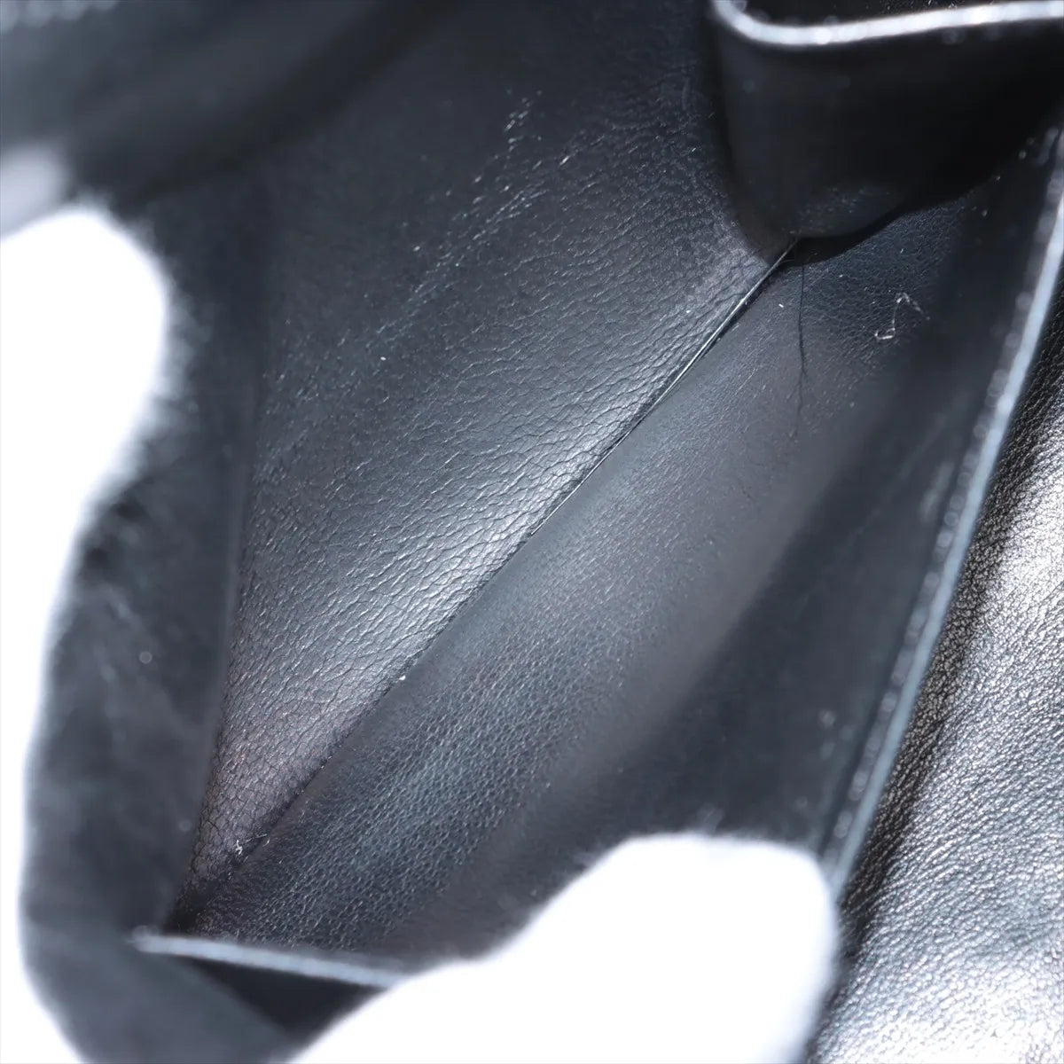 Chanel 2.55 Velour Double Flap Double Chain Bag Black