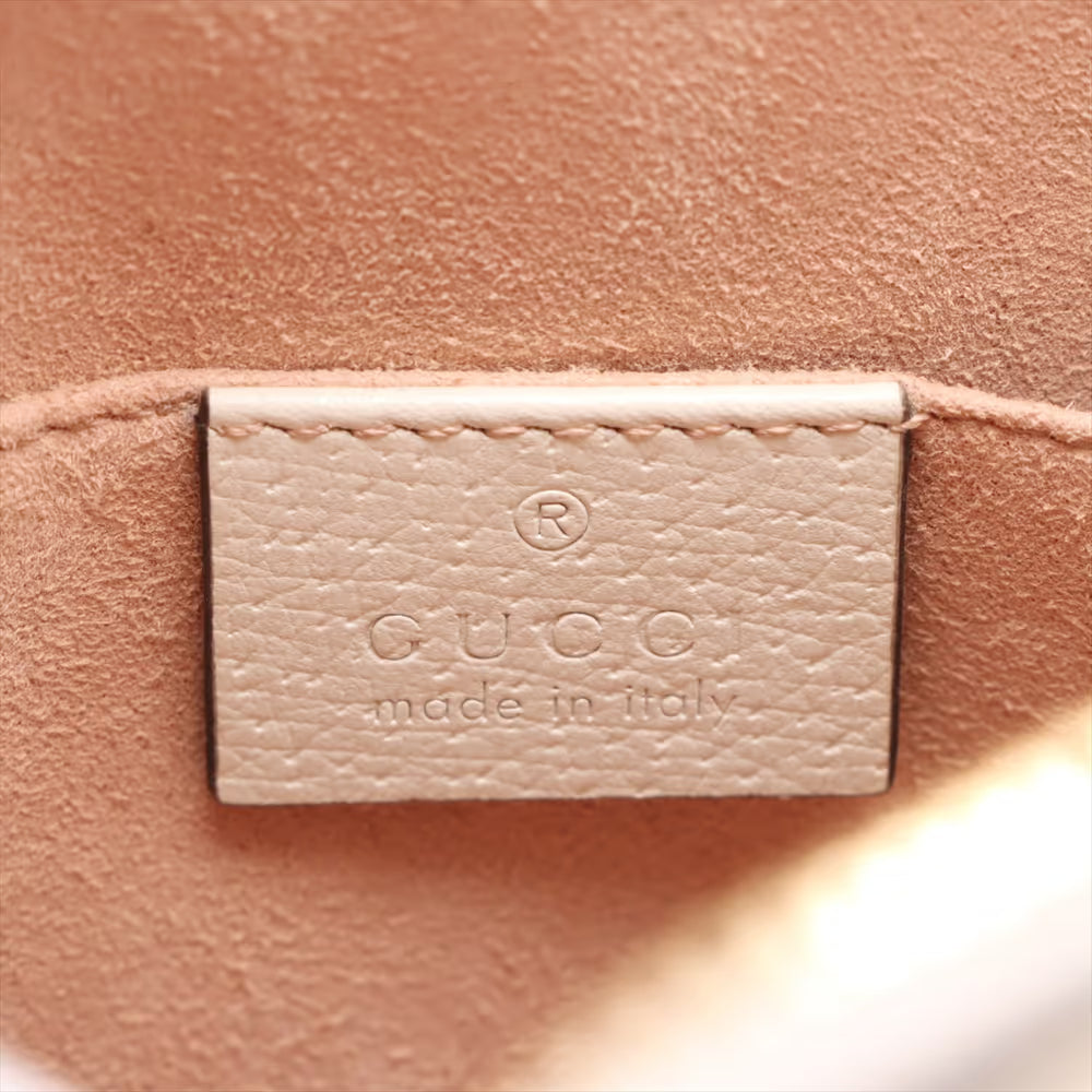 Gucci GG Floral Ophidia Shoulder Bag Beige x White