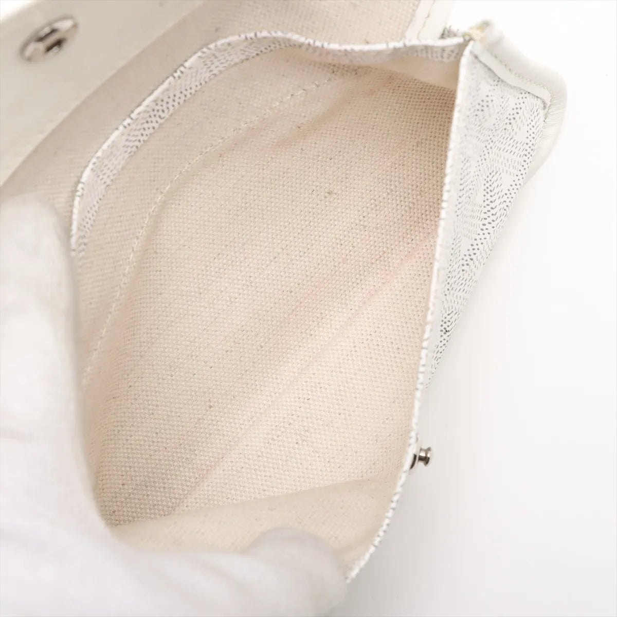 Goyard Saint Louis PM Tote Bag White