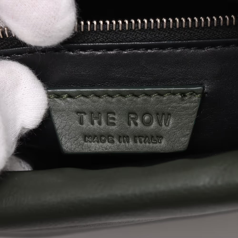 The Row Bose Leather Shoulder Bag Green