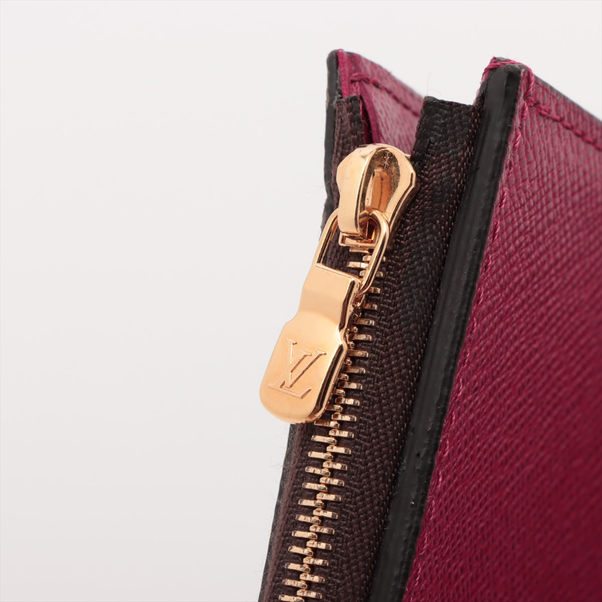 Louis Vuitton Monogram Portefeuille Zoé Compact Wallet Fushia