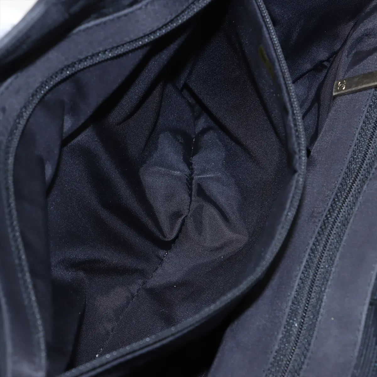 Chanel CC Logo New Travel Line Nylon Leather Tote Bag Black