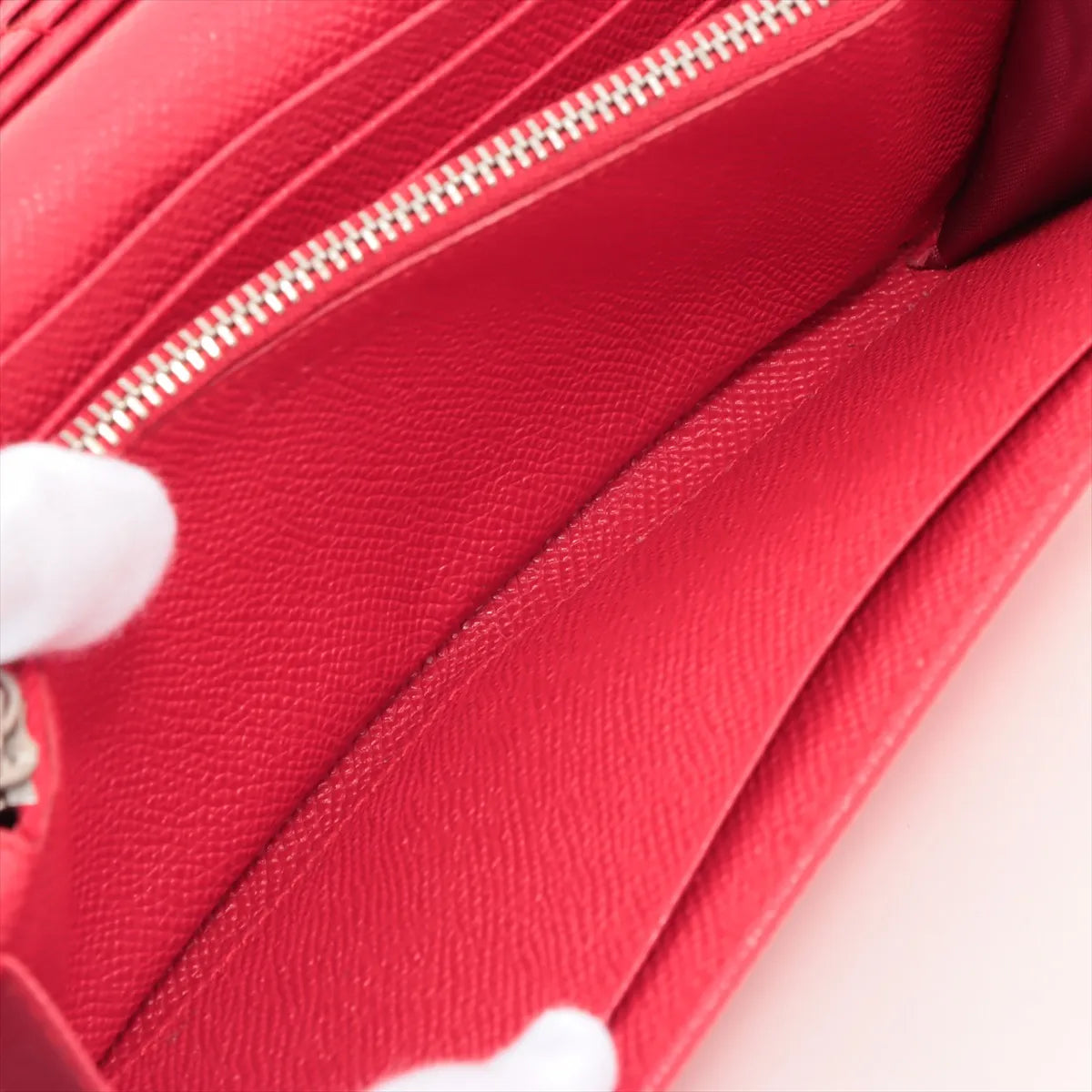 Bvlgari Bvlgari Bvlgari Leather Long Wallet Red